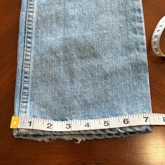 London Jean Lightwash Blue Denim Straight Leg Jeans Woman Size 6 Classic Rise - Picture 9 of 10